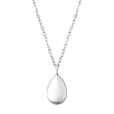 Personalised Dog Memorial Teardrop Urn Necklace – Engraved Pet Picture-to-drawing Ashes Keepsake with Name