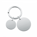 copy of 2 circles engraved keyring with picture