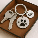 copy of 2 circles engraved keyring with picture