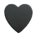 Personalised Heart Dog Grave Marker – Slate Pet Memorial Garden Plaque with Name, Dates & Tribute